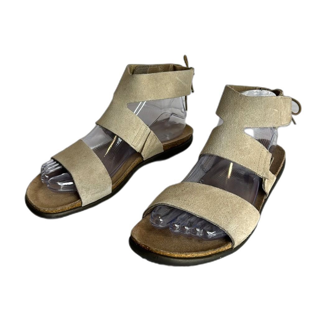Naot ladies Leather Tie Back gladiator Sandals in Larissa size 8 - Picture 2 of 8
